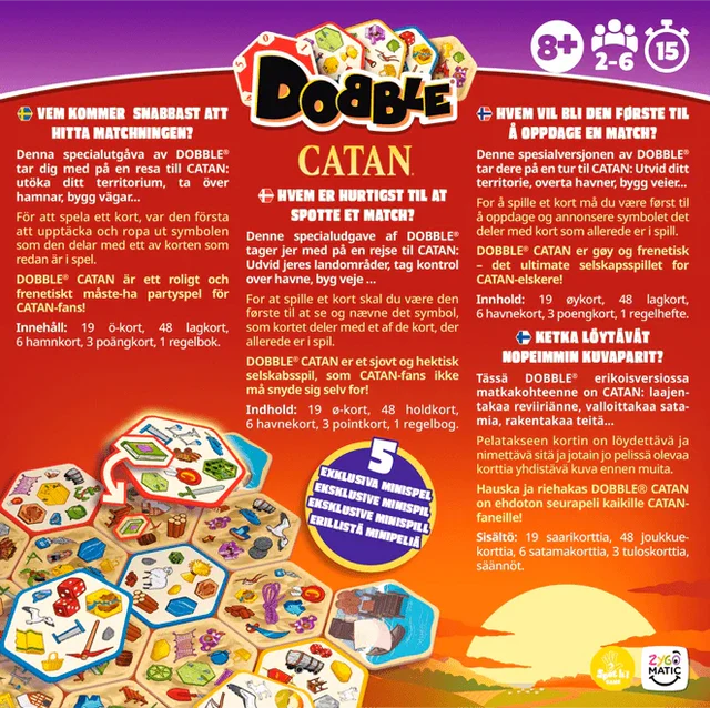 Dobble Catan på dansk