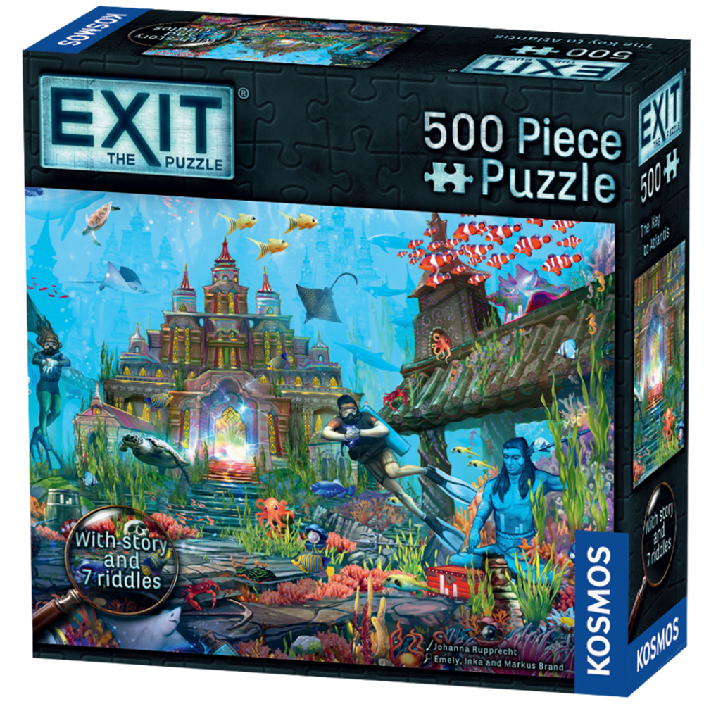 EXIT Puzzle: The Key to Atlantis, 500 brikker