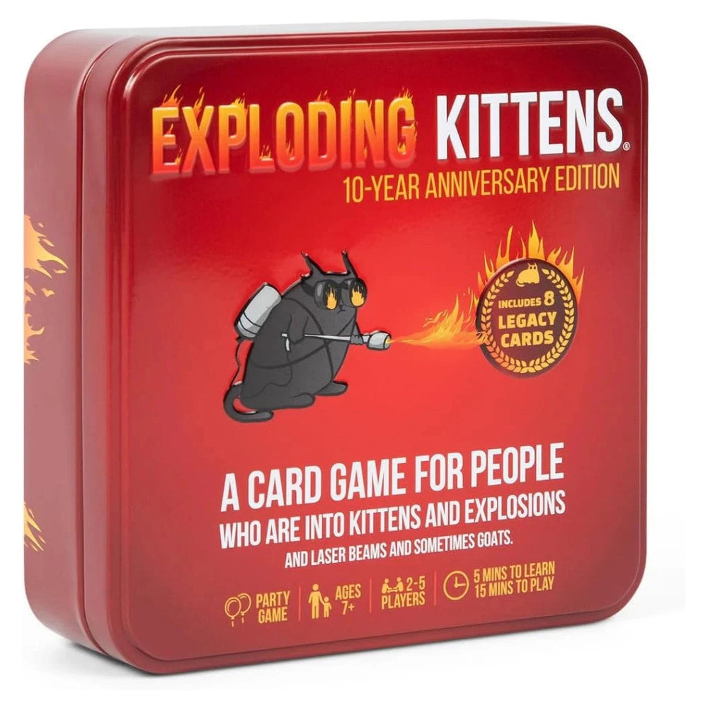 Exploding Kittens Original: 10th Year Anniversary Edition