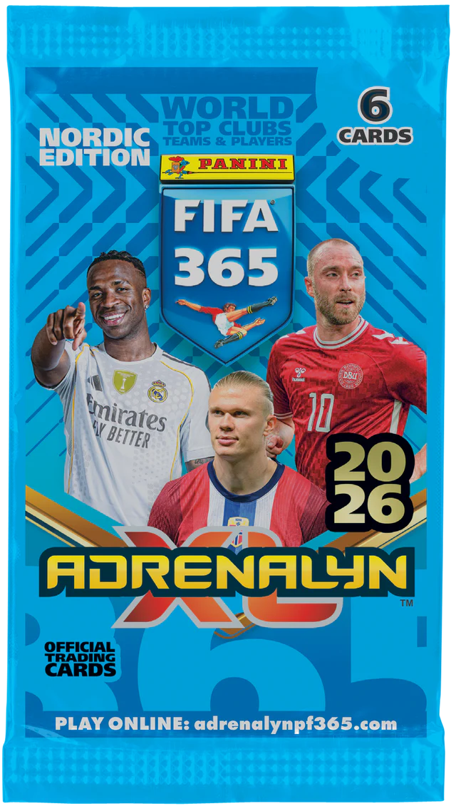 Fodboldkort - Adrenalin XL - FIFA 365 2026 - Booster pakke