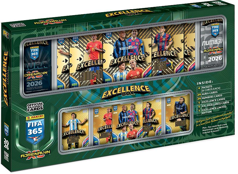 Fodboldkort - Adrenalyn XL - FIFA 365 2026 - &nbsp;Excellence Box