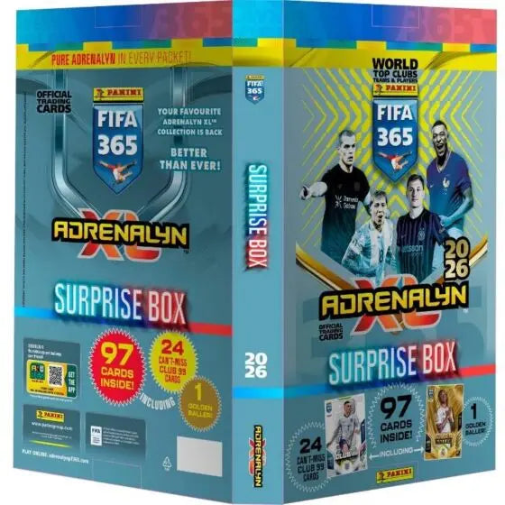 Fodboldkort - Adrenalyn XL FIFA 365 - Julekalender (2026)