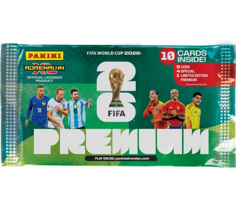 Fodboldkort: Panini Adrenalyn X World Cup 2026 Premium Booster