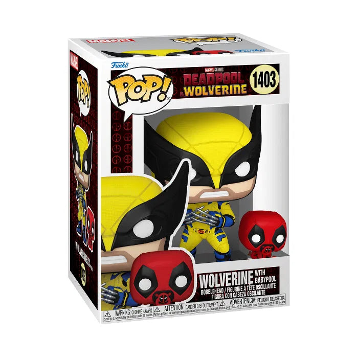Funko Pop: Marvel Deadpool 3: Wolverine with Babypool #1403