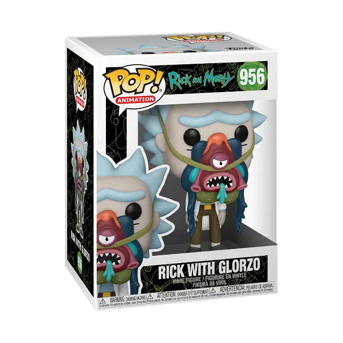 Funko Pop! Rick &amp; Morty: Rick with Glorzo #956
