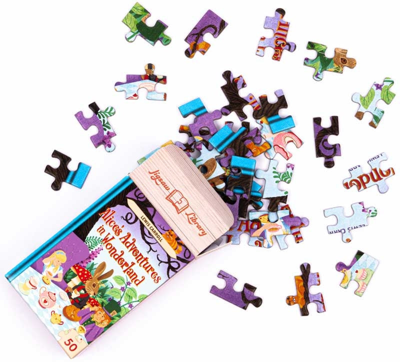 Mini puslespil - litterære værker