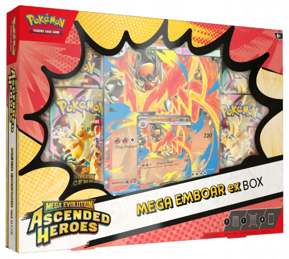 Pokémon: Ascended Heroes - Mega Emboar ex Collection Box