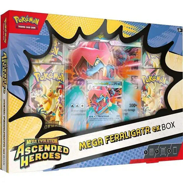 Pokémon: Ascended Heroes - Mega Feraligatr ex Collection Box