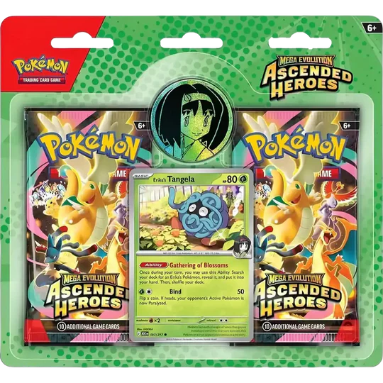 Pokémon TCG: Mega Evolution: Ascended Heroes - 2-Pack Blister Collection