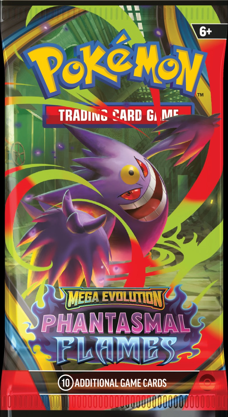 Pokémon - Mega Evolution: Phantasmal Flames - Booster Pakke