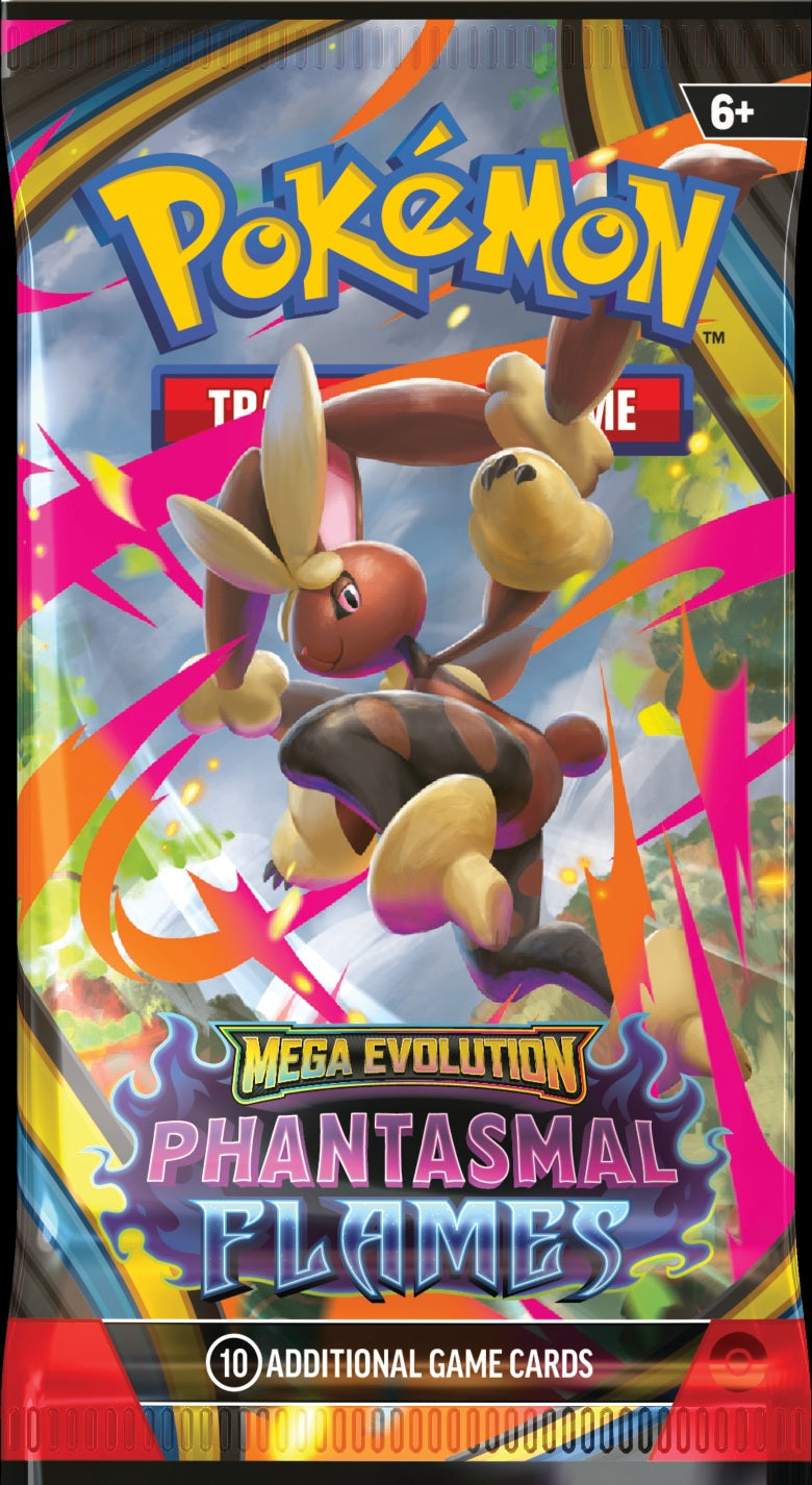 Pokémon - Mega Evolution: Phantasmal Flames - Booster Pakke