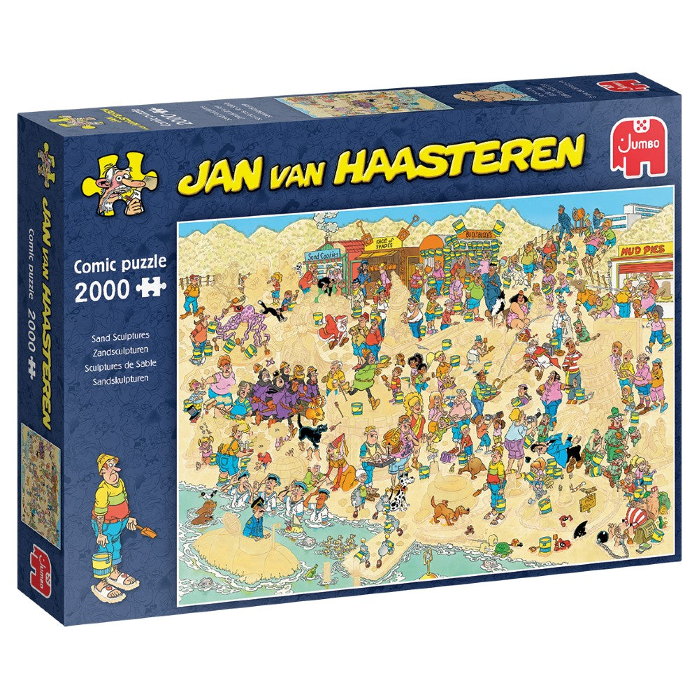 Puslespil - Jan Van Haasteren: Sandskulpturen, 2000 brikker