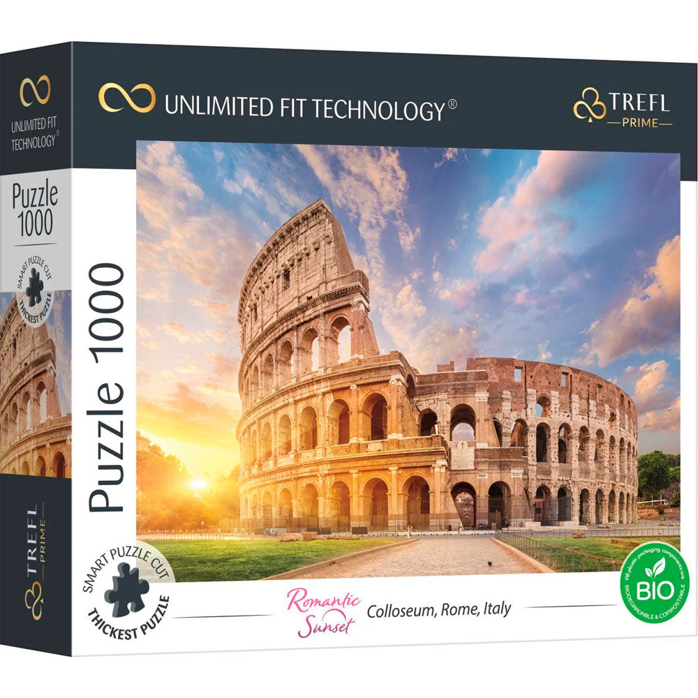 Puslespil - Unlimited Fit - Colloseum, Rome, Italy ,1000 brikker