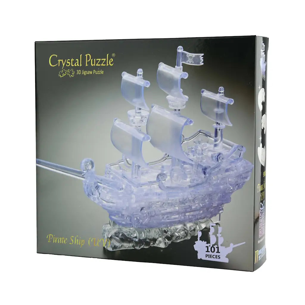 Puslespil - 3D Crystal Puzzle: Piratskib, 101 brikker