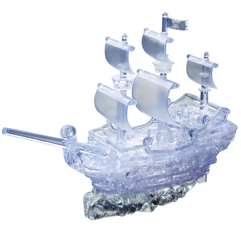 Puslespil - 3D Crystal Puzzle: Piratskib, 101 brikker