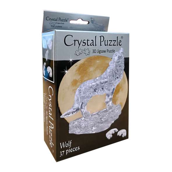 Puslespil - 3D Crystal Puzzle: Ulv