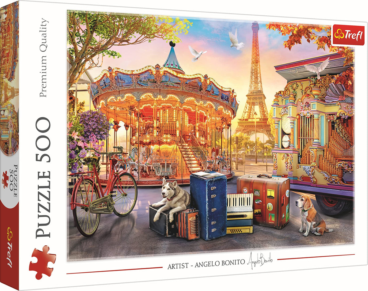 Puslespil - Jul i Paris, 500 brikker