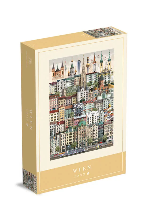 Puslespil - Martin Schwartz: Wien, 1000 brikker