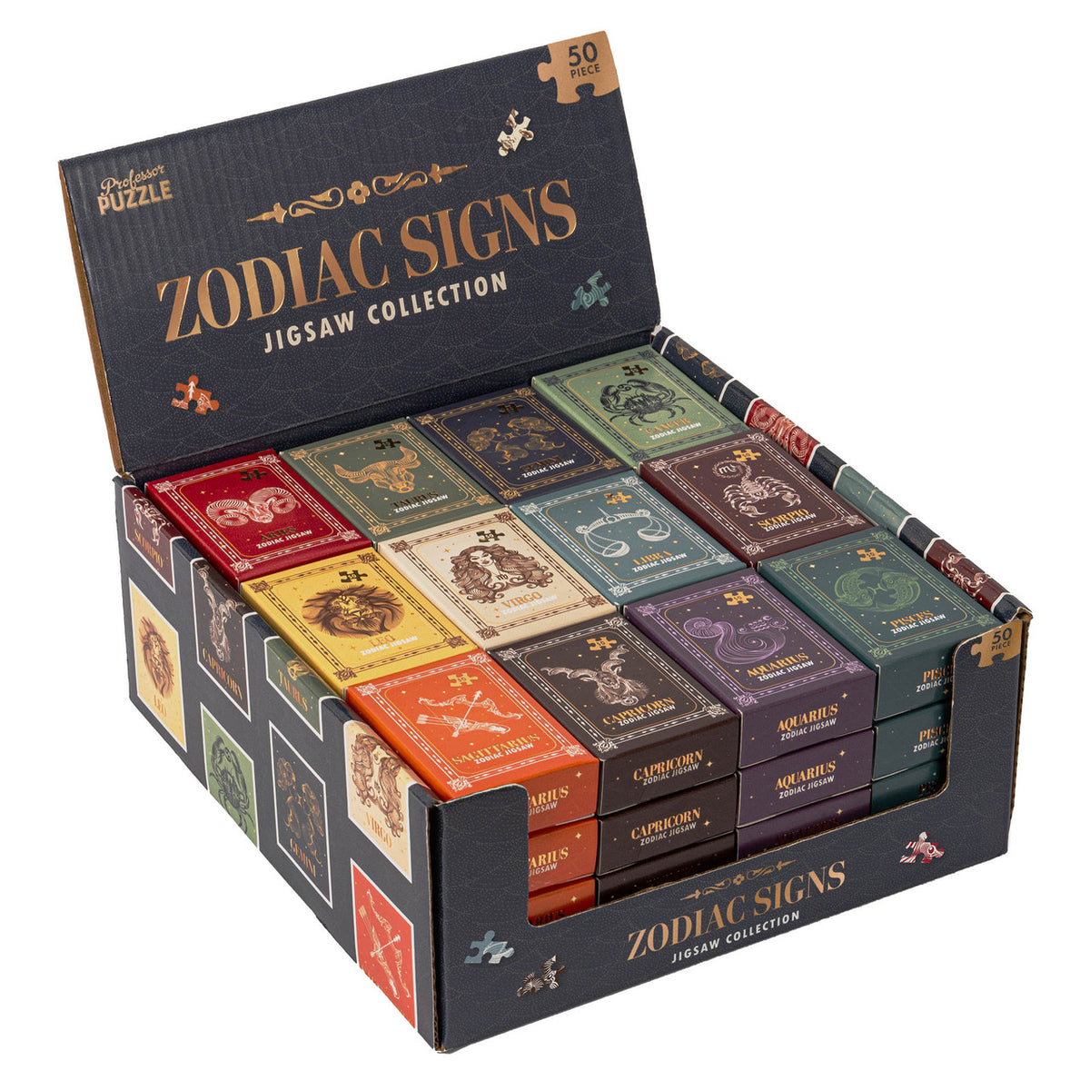 Puslespil - Mini Zodiac Signs, 50 brikker