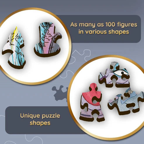 Puslespil - Wood Craft - Villains Reunion, 1000 brikker