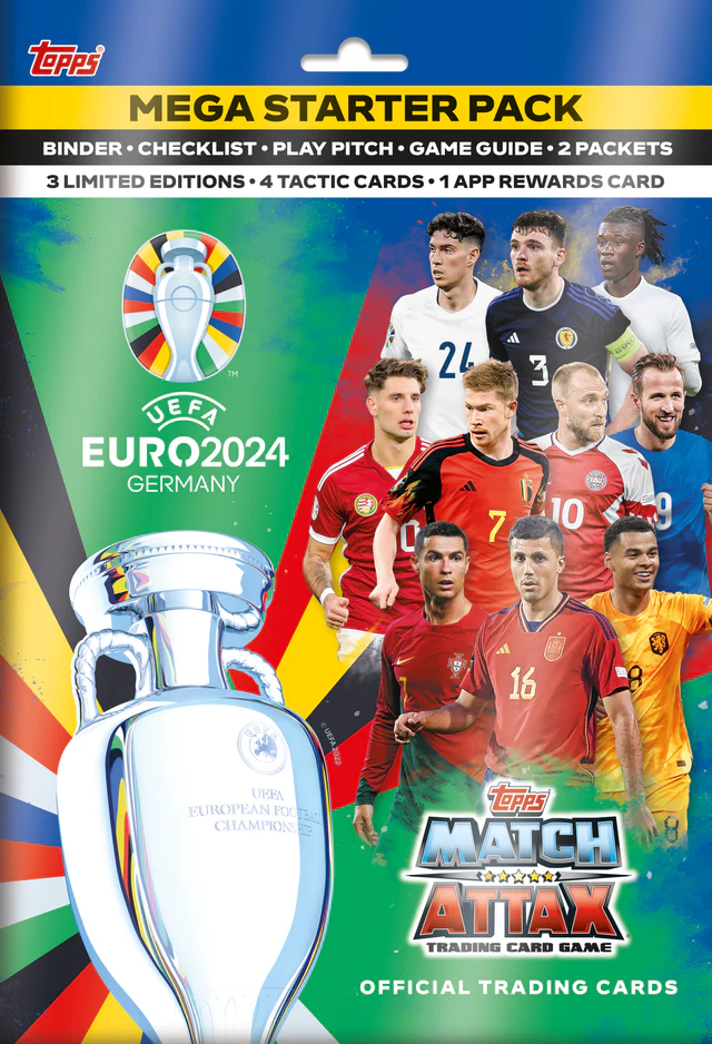 Fodboldkort: TOPPS Match Attax Euro2024 -Starter-pakke