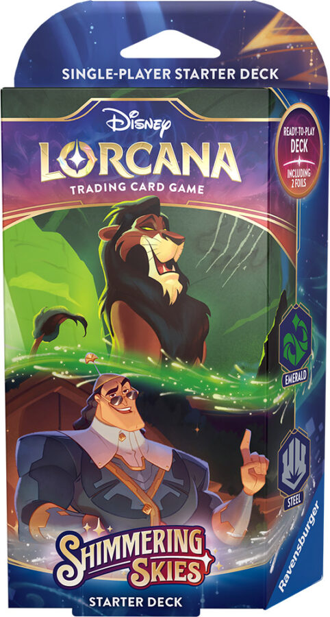 Disney Lorcana: Shimmering Skies Starter deck Emerald & Steel