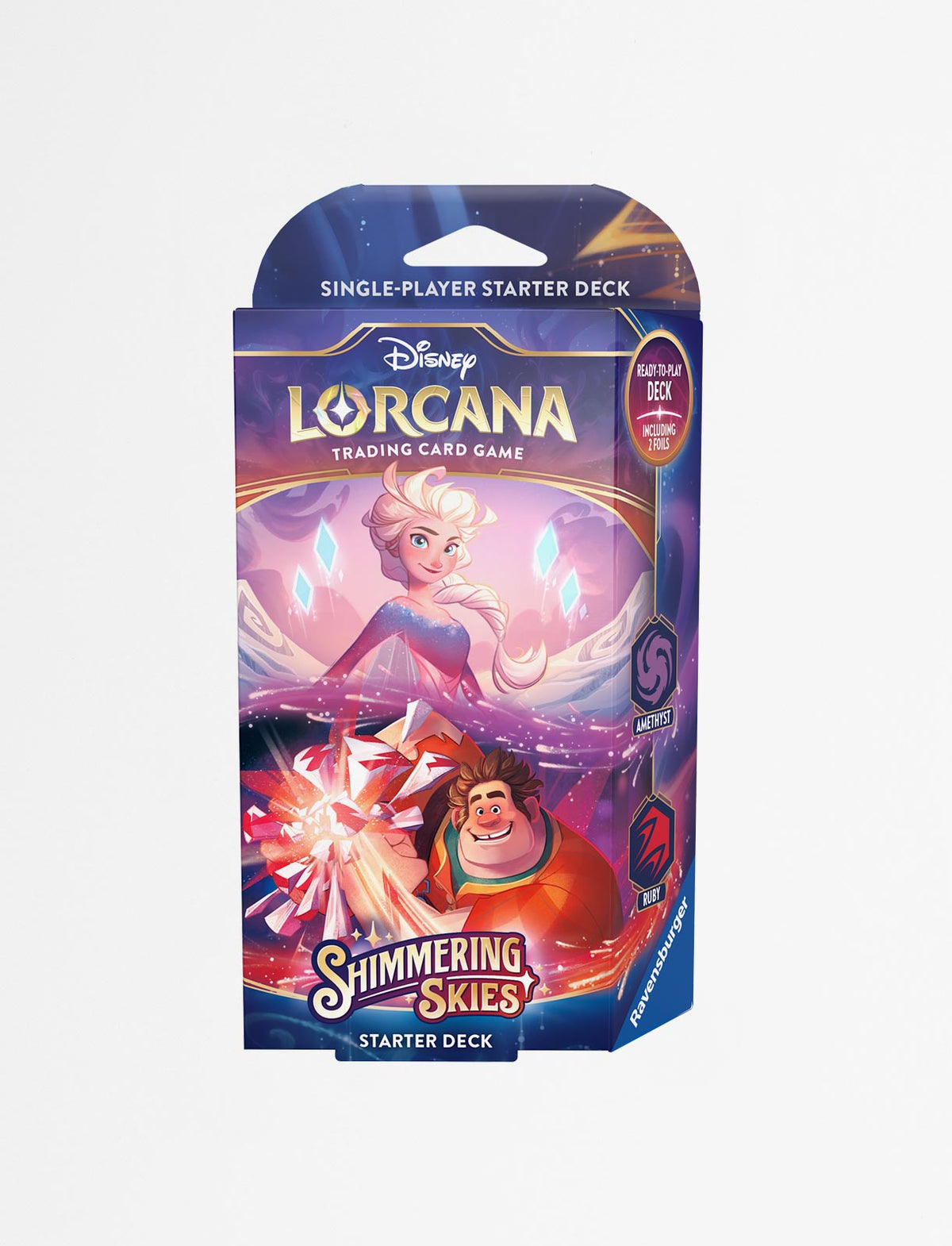 Disney Lorcana: Shimmering Skies Starter deck Amethyst  Ruby