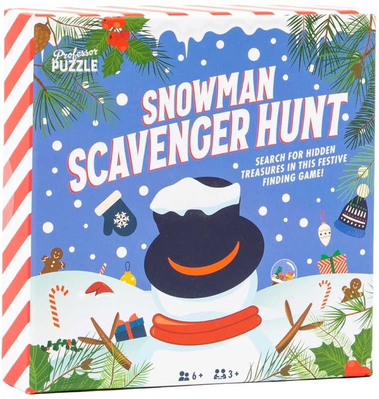 Snowman scavenger hunt