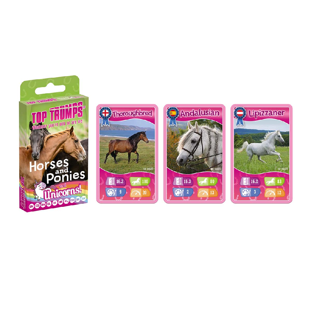 Top Trumps: Horses and Unicorns 
