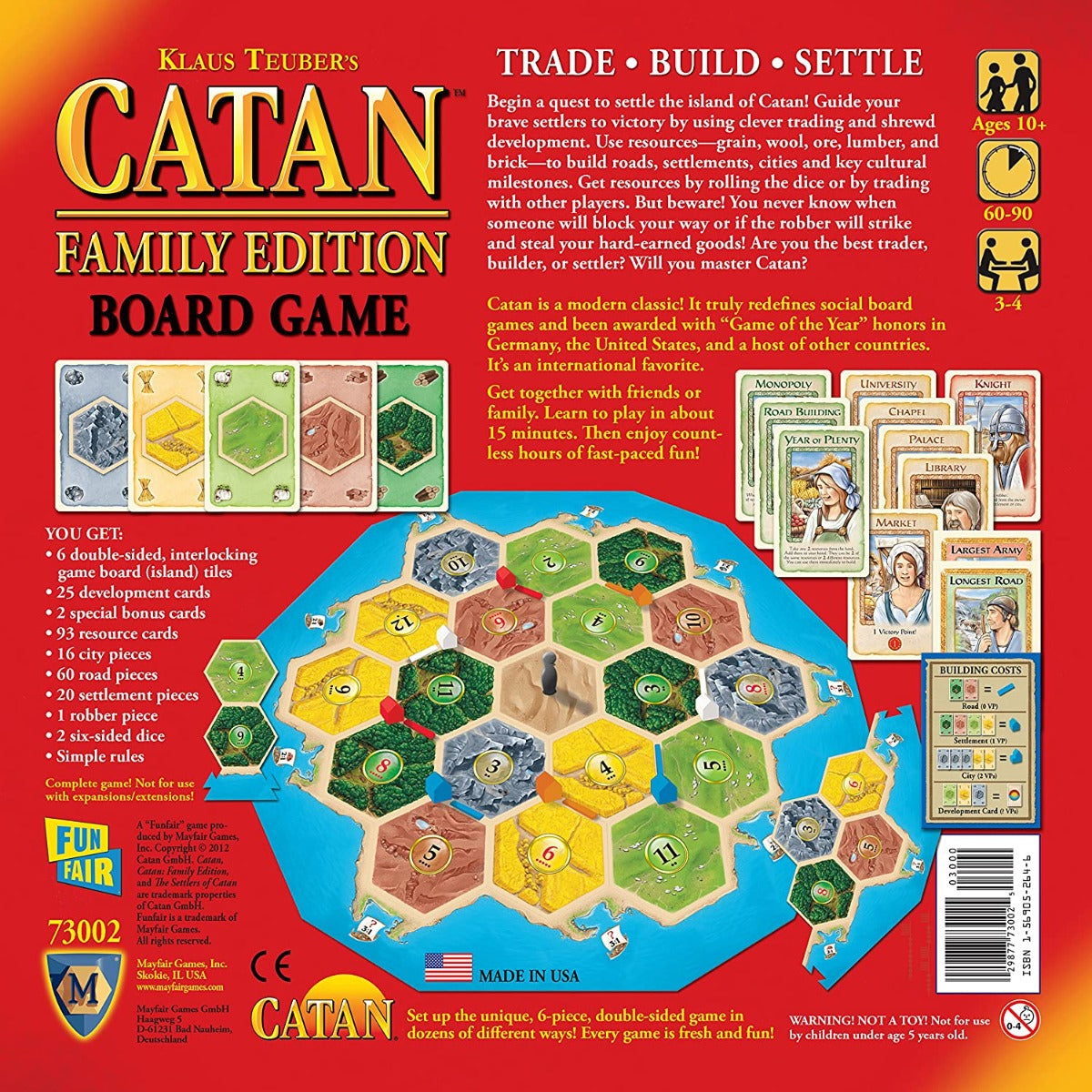 Catan: Family Edition Board Game - på engelsk