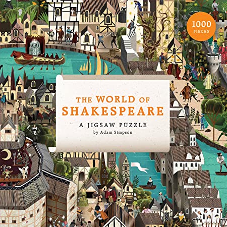 Puslespil - Shakespeares Verden, 1000 brikker