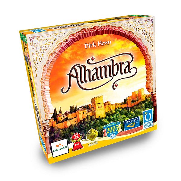 Alhambra, brætspil, boardgame, familiespil