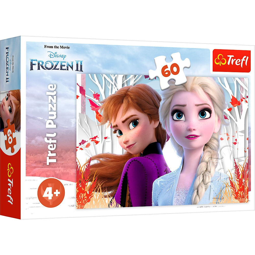 Puslespil - Disney: Frost II - Anna & Elsas fortryllede verden, 60 brikker