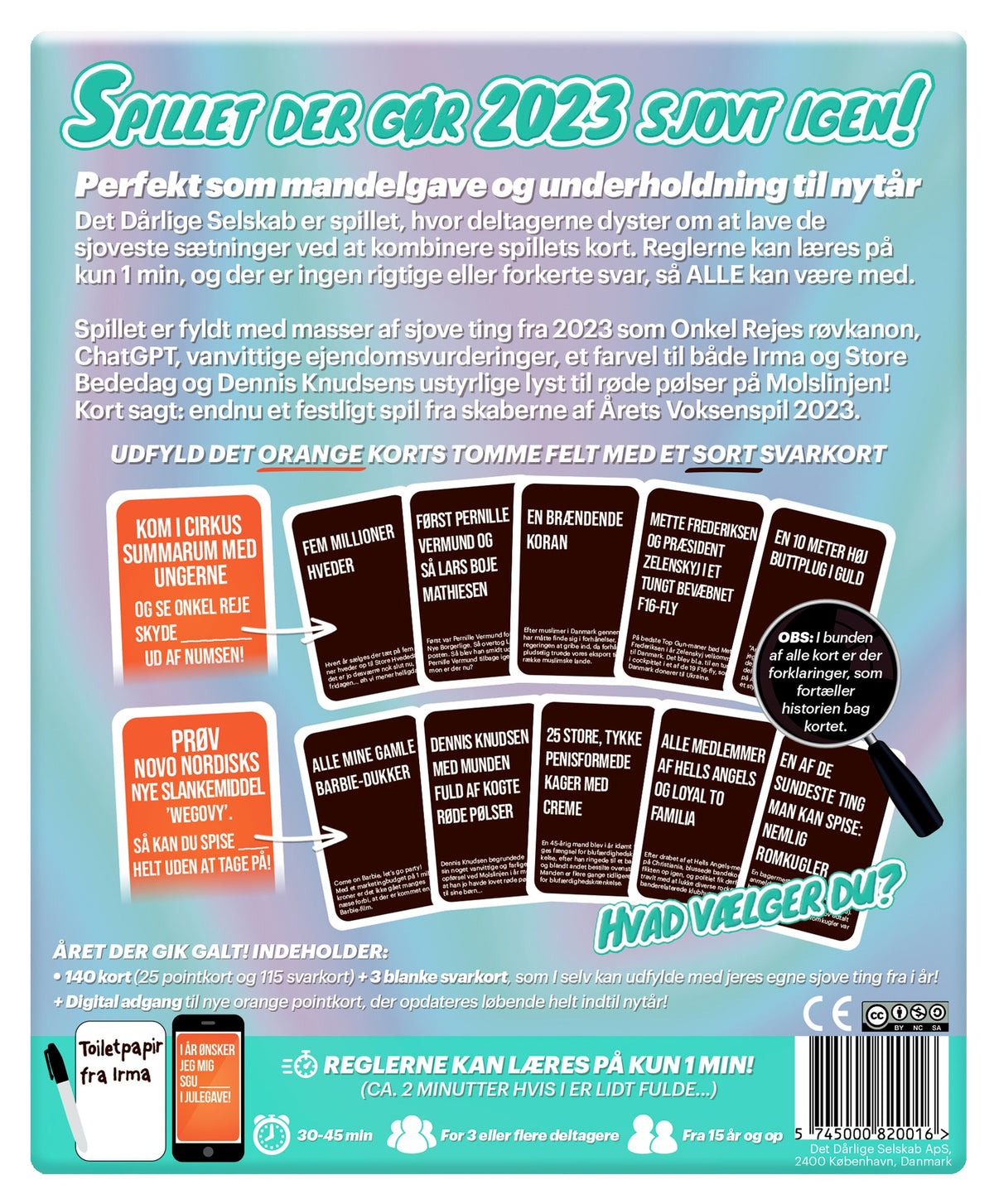 Det Dårlige Selskab - Året Der Gik Galt 2023