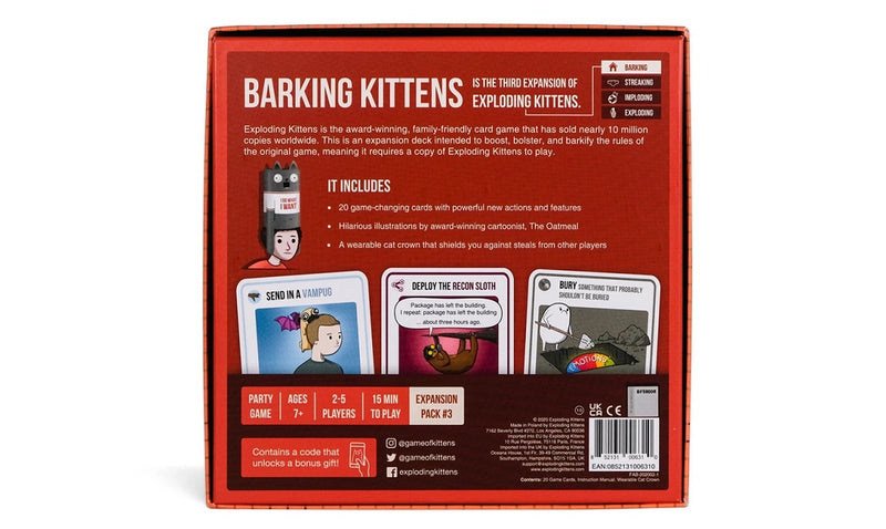 Barking Kittens: Exploding Kittens Expansion
