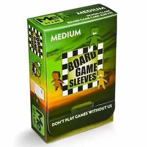 Board Game Sleeves, Medium, Nonglare, kortlommer, 57x89, 50 stk, 