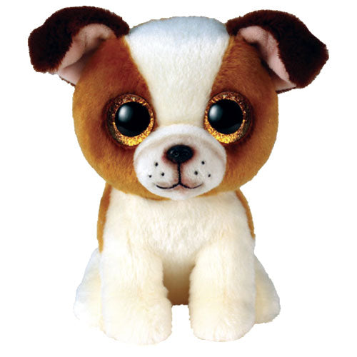 TY Beanie Boos HUGO - brown/white dog reg