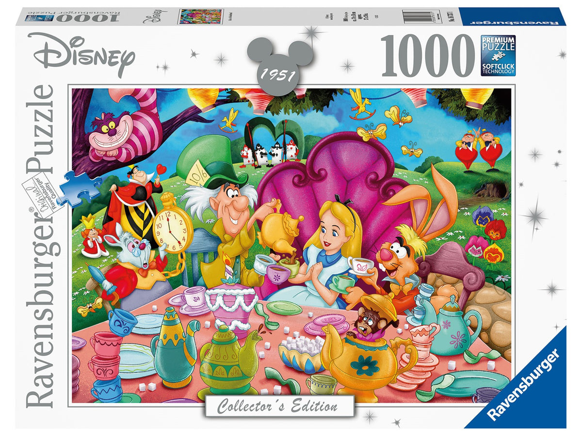 Puslespil - Disney: Alice i Eventyrland, 1000 brikker