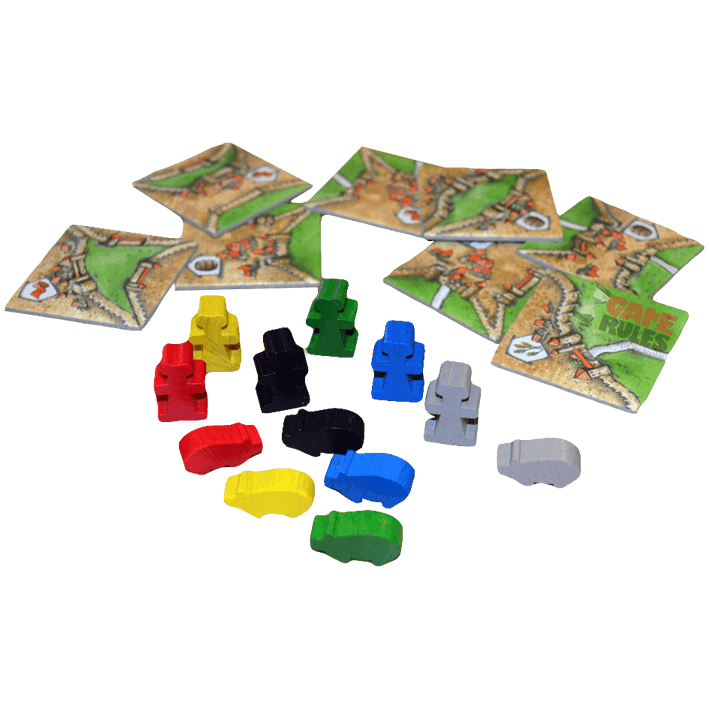 Carcassonne 2. udvidelse: Traders & Builders - på dansk