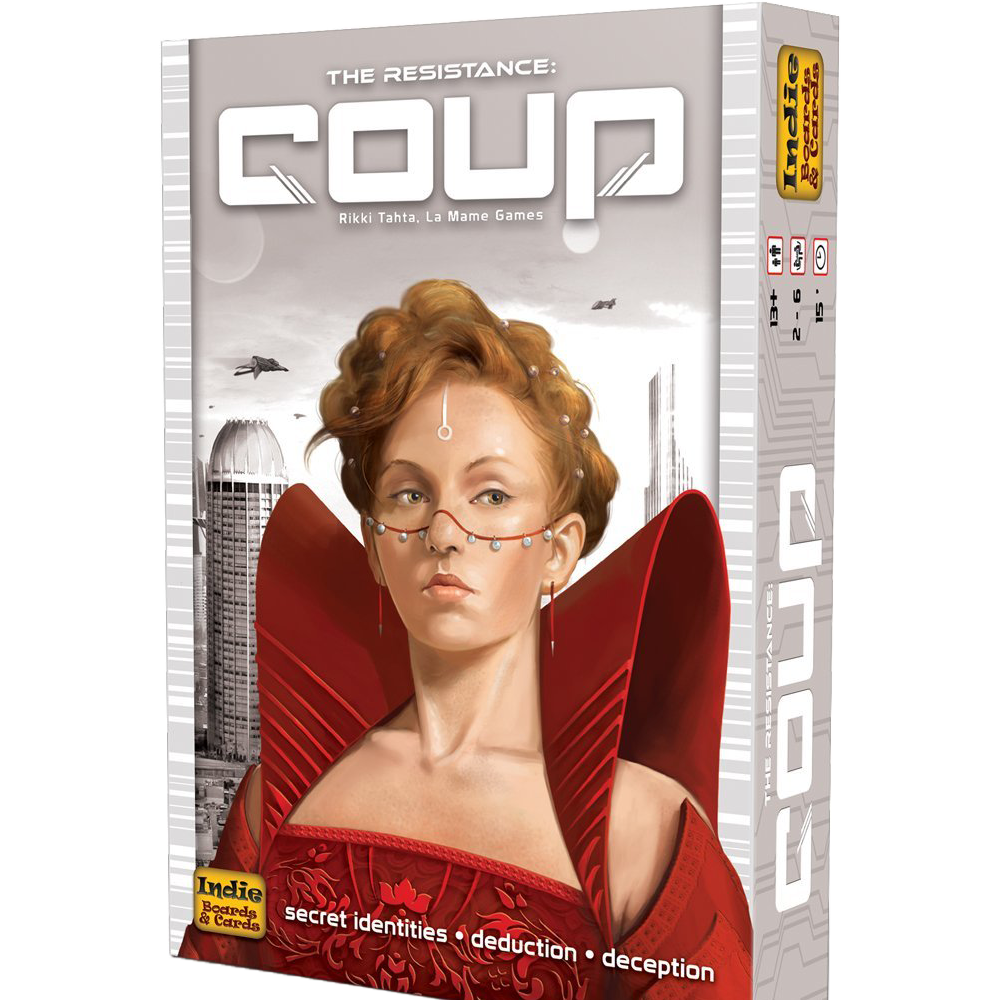 Coup - På Engelsk; Selskabsspil; Social Deduction; 