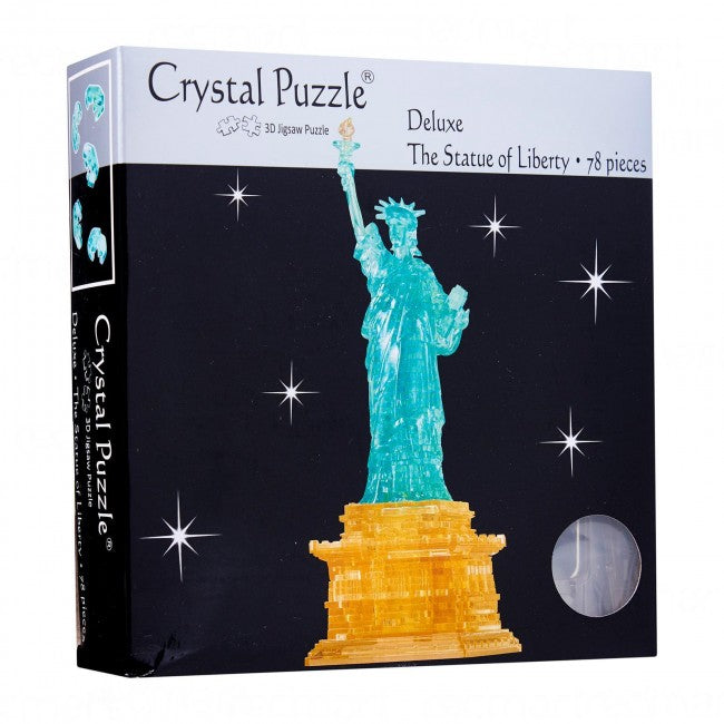 Puslespil - 3D Crystal Puzzle Deluxe: The Statue of Liberty, 78 brikker