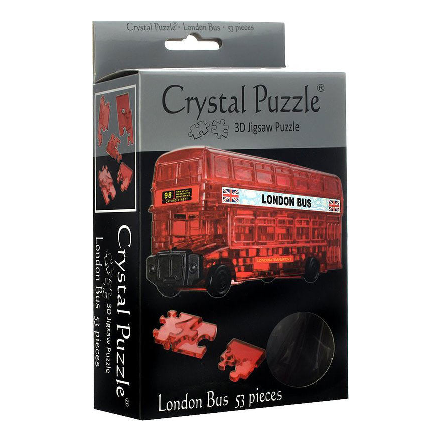 crystal puzzle london bus 53 pieces