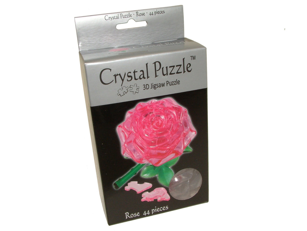 Puslespil - 3D Crystal Puzzle: Rose, 44 brikker