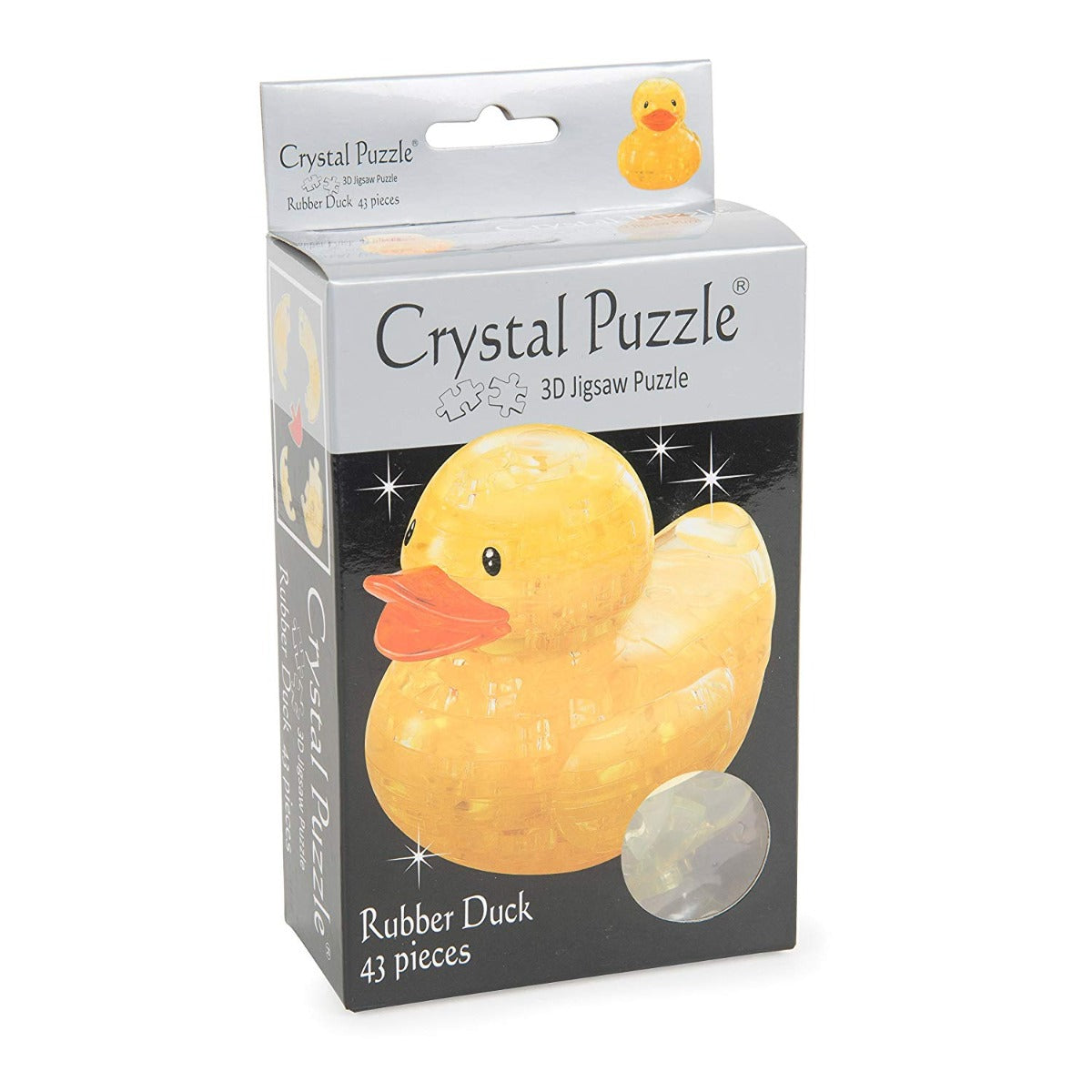 Puslespil - 3D Crystal Puzzle: Rubber Duck, 43 brikker