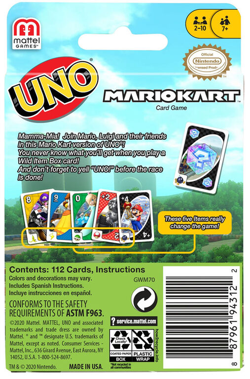 Uno: Mario Kart