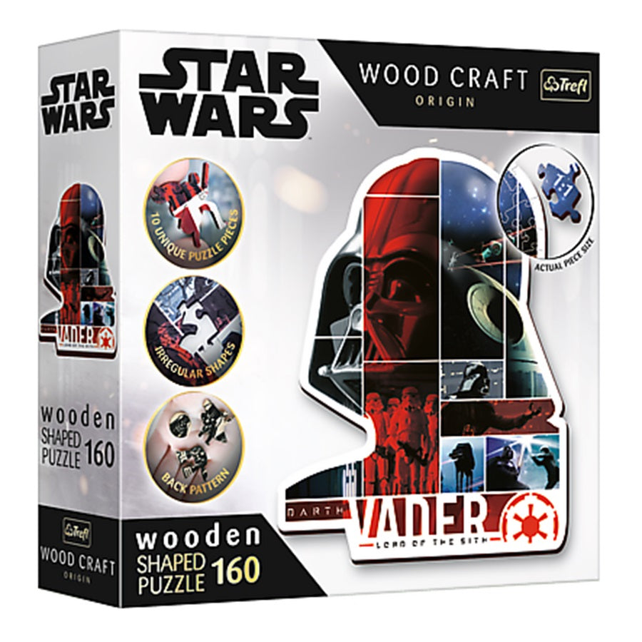 Puslespil - Wood Craft - Star Wars: Darth Vader, 160 brikker