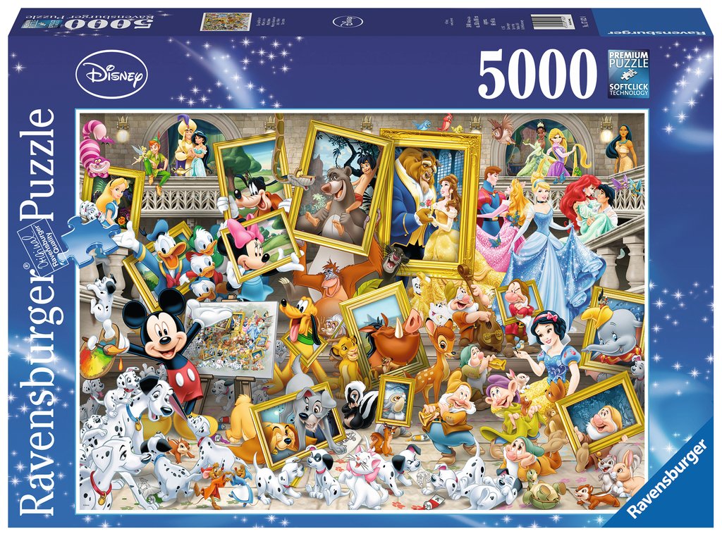 Puslespil - Kunstneriske Mickey, 5000 brikker