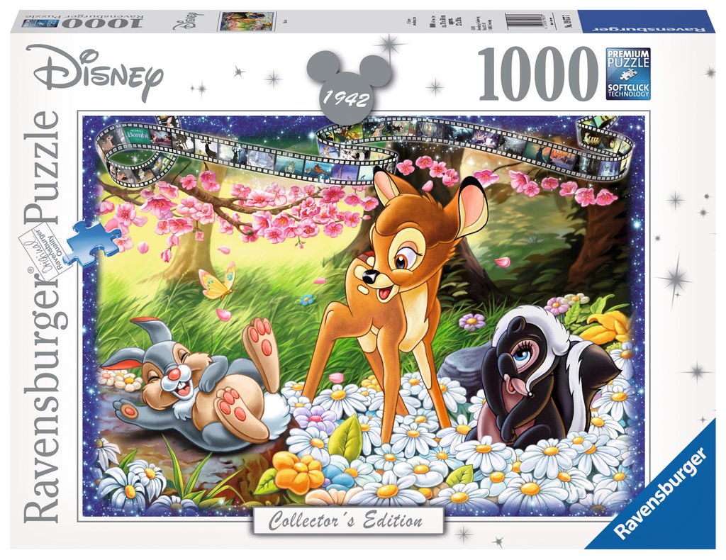 Puslespil - Disneys Bambi, 1000 brikker