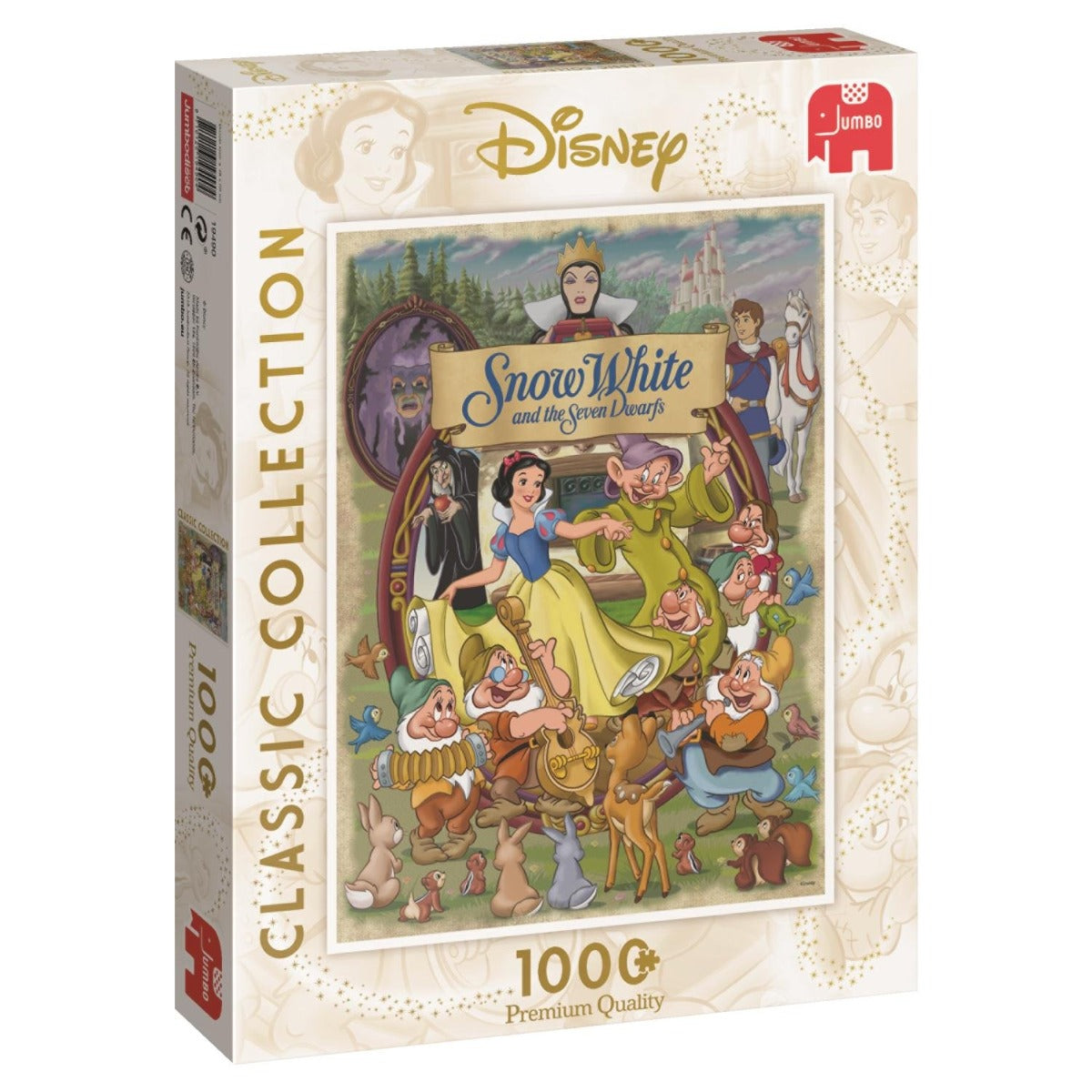 Disney: Snow White and the Seven Dwarfs - 1000 brikker; Brætspil