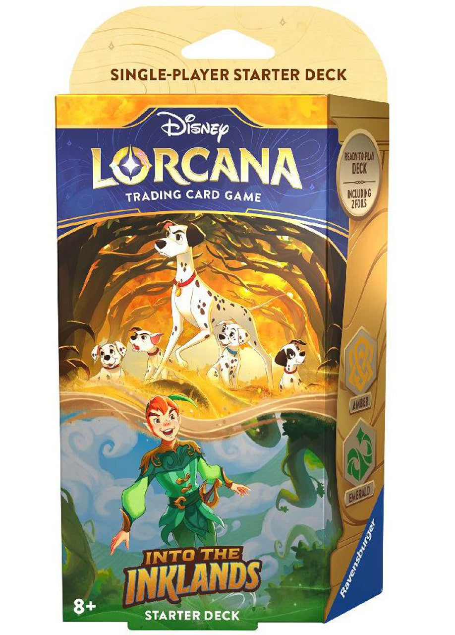 Disney Lorcana: Into the Inklands, Starter Deck - Amber/Emerald